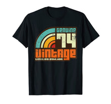 Load image into Gallery viewer, 45th Birthday Gift Retro Vintage Graphic Born in 1974 Tee