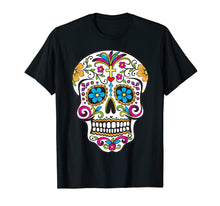 Load image into Gallery viewer, Day of the Dead Sugar Skull T-Shirt