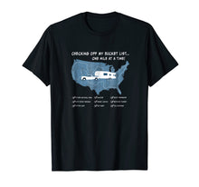 Load image into Gallery viewer, Checking off my Bucket List Funny Fifth Wheel RV T-shirt