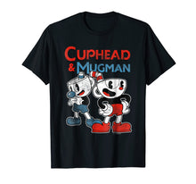 Load image into Gallery viewer, Cuphead & Mugman Dynamic Duo Graphic T-Shirt