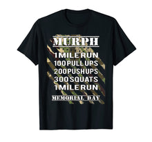 Load image into Gallery viewer, Murph Challenge Tshirt 2019 Memorial Day WOD Workout Gear