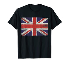 Load image into Gallery viewer, Union Jack T-shirt Vintage UK Flag Tee British Retro Flag
