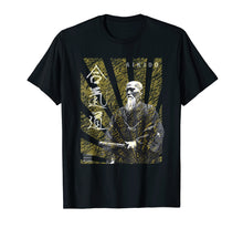 Load image into Gallery viewer, Aikido O Sensei T-shirt, Morihei Ueshiba Aikido Founder