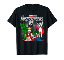 Load image into Gallery viewer, Huskyvengers Shirt - Funny Siberian Husky Dog Lover T Shirt