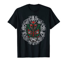Load image into Gallery viewer, Legends of Lucha Libre Rey Fenix Aztec Calendar T-shirt