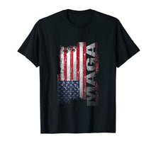 Load image into Gallery viewer, Vintage USA MAGA Flag T-Shirt