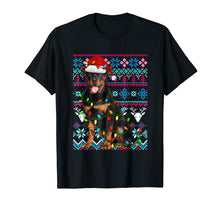 Load image into Gallery viewer, Rottweiler Ugly Christmas Sweater Funny Holiday T-Shirt