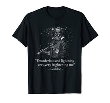 Load image into Gallery viewer, Thunderbolt and lightning Galileo Science Astronomy T Shirt