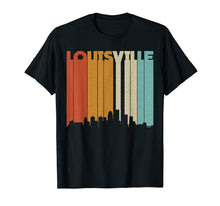 Load image into Gallery viewer, Louisville Retro Skyline City T-Shirt Souvenir Skyline