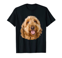 Load image into Gallery viewer, Big Face Golden doodle Dog Tee Golden doodle Funny T shirt