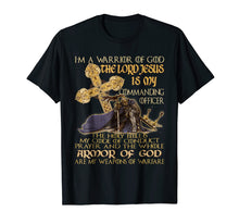 Load image into Gallery viewer, I'm The Warrior Of God Man Woman Christian T-Shirt