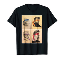Load image into Gallery viewer, Renaissance Ninja Artists Poster Style Pop Art TShirt