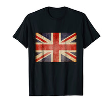 Load image into Gallery viewer, PREMIUM Union Jack T-shirt Vintage UK Flag British Retro