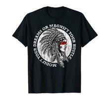 Load image into Gallery viewer, Magnify your Hustle Game T Shirt Native American Girl