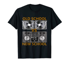 Load image into Gallery viewer, Old School DJ VS New School DJ T-Shirt, House/Dance Music