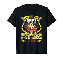 Load image into Gallery viewer, I'm A Grumpy Old Army Veteran T-Shirt Funny US Army