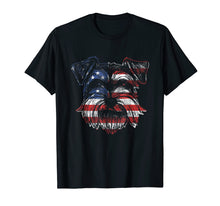 Load image into Gallery viewer, Schnauzer T-Shirt With Bow-Tie 4th Of July Patriotic