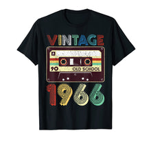 Load image into Gallery viewer, 53rd Birthday Gift Vintage Classic Mixtape 1966 T-Shirt