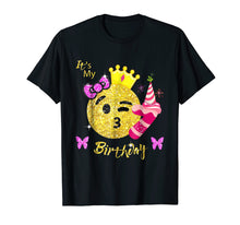 Load image into Gallery viewer, Emoji Shirt For Birthday Girls- OMG It's My 7th Birthday tee