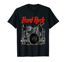 Load image into Gallery viewer, Drummer T-Shirt-Hard Rock Drum Set