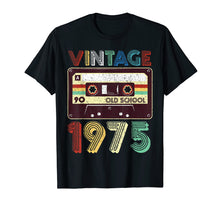 Load image into Gallery viewer, 44th Birthday Gift Vintage Classic Mixtape 1975 T-Shirt