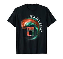 Load image into Gallery viewer, Miami Hurricanes Wave - All About The U T-Shirt - Apparel