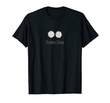 Load image into Gallery viewer, Funny Sarcasm Social Dice Anti-Social Graphic Novelty T-Shirt-5920922