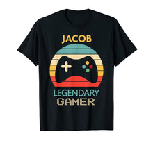 Load image into Gallery viewer, Jacob Name Gift - Personalized Legendary Gamer T-Shirt