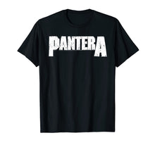 Load image into Gallery viewer, Pantera Official White Logo T-Shirt
