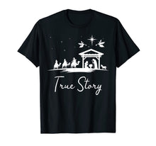 Load image into Gallery viewer, Christmas Nativity Shirt True Story Nativity Scene Gifts T-Shirt