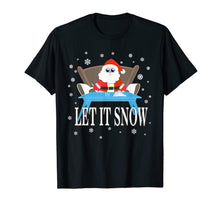 Load image into Gallery viewer, Let It Snow Santa Cocaine Funny Adult Christmas Gag T-Shirt-1300498
