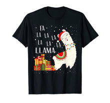 Load image into Gallery viewer, Fa La La Llama - Christmas Alpaca Lover Gift T-Shirt