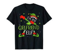 Load image into Gallery viewer, I'm the Girlfriend Elf Dabbing Family Xmas Gift for Girl T-Shirt