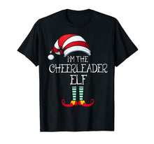 Load image into Gallery viewer, I'm The Cheerleader Elf Family Matching Christmas Gift Group T-Shirt
