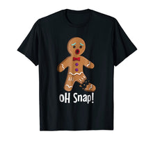 Load image into Gallery viewer, Gingerbread Man - Oh Snap Funny Cute Christmas Shirt