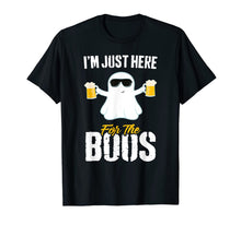 Load image into Gallery viewer, I'm Just Here For The Boos Shirt Beer Funny Halloween T-Shirt