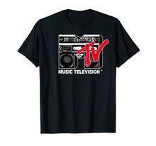 Load image into Gallery viewer, MTV Logo Red Boombox Graphic T-Shirt