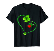 Load image into Gallery viewer, St Patricks Day I Love You ASL Sign Language T-Shirt-2425622