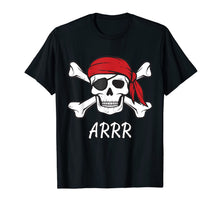 Load image into Gallery viewer, Pirate Shirt Kids or Adults Crossbones and Skull Tshirt T-Shirt-908935