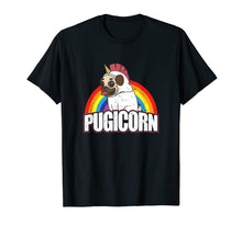 Load image into Gallery viewer, Pugicorn Pug Unicorn Gift For Dog Lovers T-Shirt