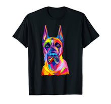 Load image into Gallery viewer, Pop Art Great Dane Dog Lover Gift T-Shirt