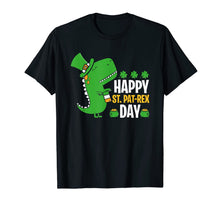 Load image into Gallery viewer, Happy St. Patrex Day - Funny Dino T-Rex Gift T-Shirt-2286212