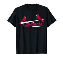 Load image into Gallery viewer, Cardinal Sports T Shirt - St Louis Baseball Fan T-shirt TEE