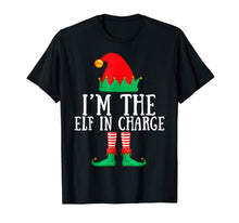 Load image into Gallery viewer, I'm The Elf in Charge Matching Family Group Christmas Gifts T-Shirt-2134025