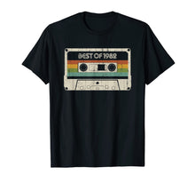 Load image into Gallery viewer, Vintage Best of 1982 37th Birthday Cassette T-Shirt