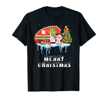 Load image into Gallery viewer, Happy Camper Christmas Shirt Funny Camping Christmas Pajamas T-Shirt