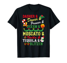 Load image into Gallery viewer, Reindeer Alcohol Names Christmas Party T-Shirt-2012122