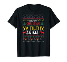Load image into Gallery viewer, Filthy Animal Ya Merry Christmas Ugly Sweater Tshirt