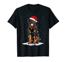 Load image into Gallery viewer, Rottweiler Santa Christmas Tree Lights Xmas Gifts T-Shirt-1250489