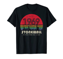 Load image into Gallery viewer, Pride Shirt 50th Anniversary Stonewall 1969 Was A Riot LGBTQ T-Shirt